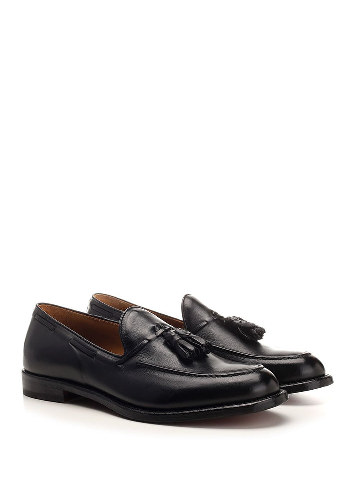 Corvari Leather Loafer With Tassels Loafers - Black | bbcdb91da53c93cc4194e706e9108f439ff1635f
