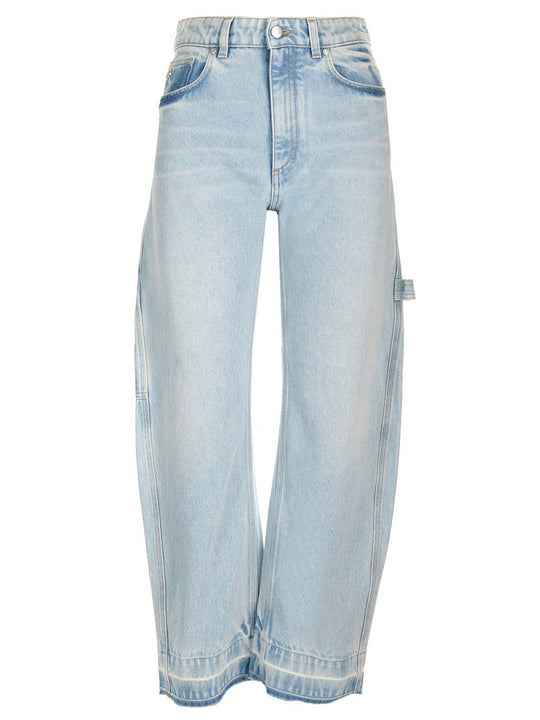 Balloon Shape Jeans Light Blue