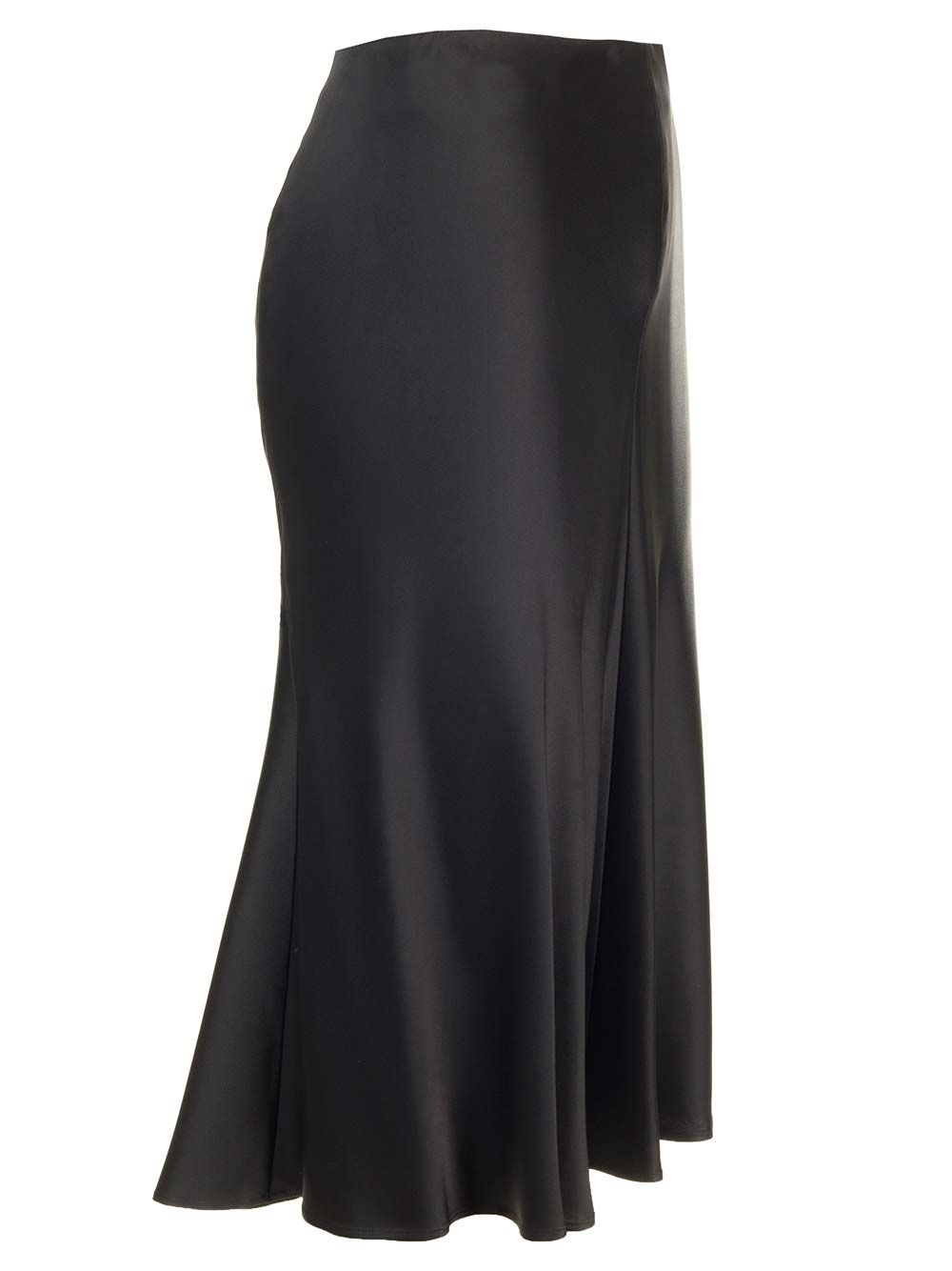 Stella Mccartney Satin Midi Skirt Skirts - Black | 0b1415884216b44356c571e5fda31dc49581dd0c