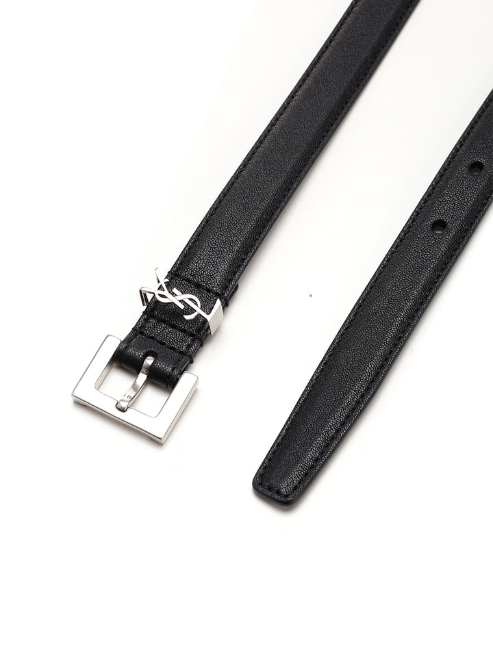 Saint Laurent Ysl Belts - Black | 96cb8e739b1a9467e75a454e17a363f8121c03a6