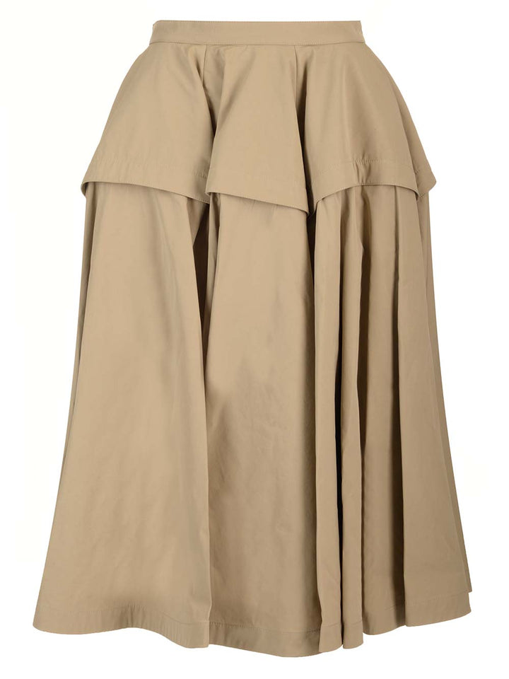 Bottega Veneta A-Line Skirt Skirts - Beige | 9ab08b4f65fc0b25039906a0e496b214104403ed