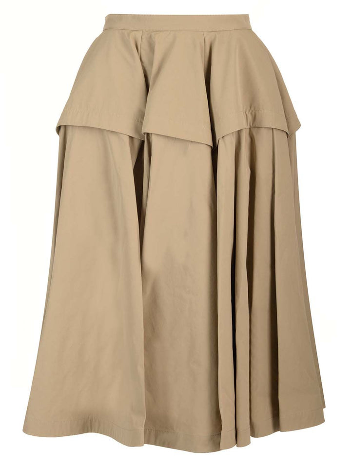 Bottega Veneta A-Line Skirt Skirts - Beige | 74dd507b2e7387c86859e8b6746a49a58aca9de7