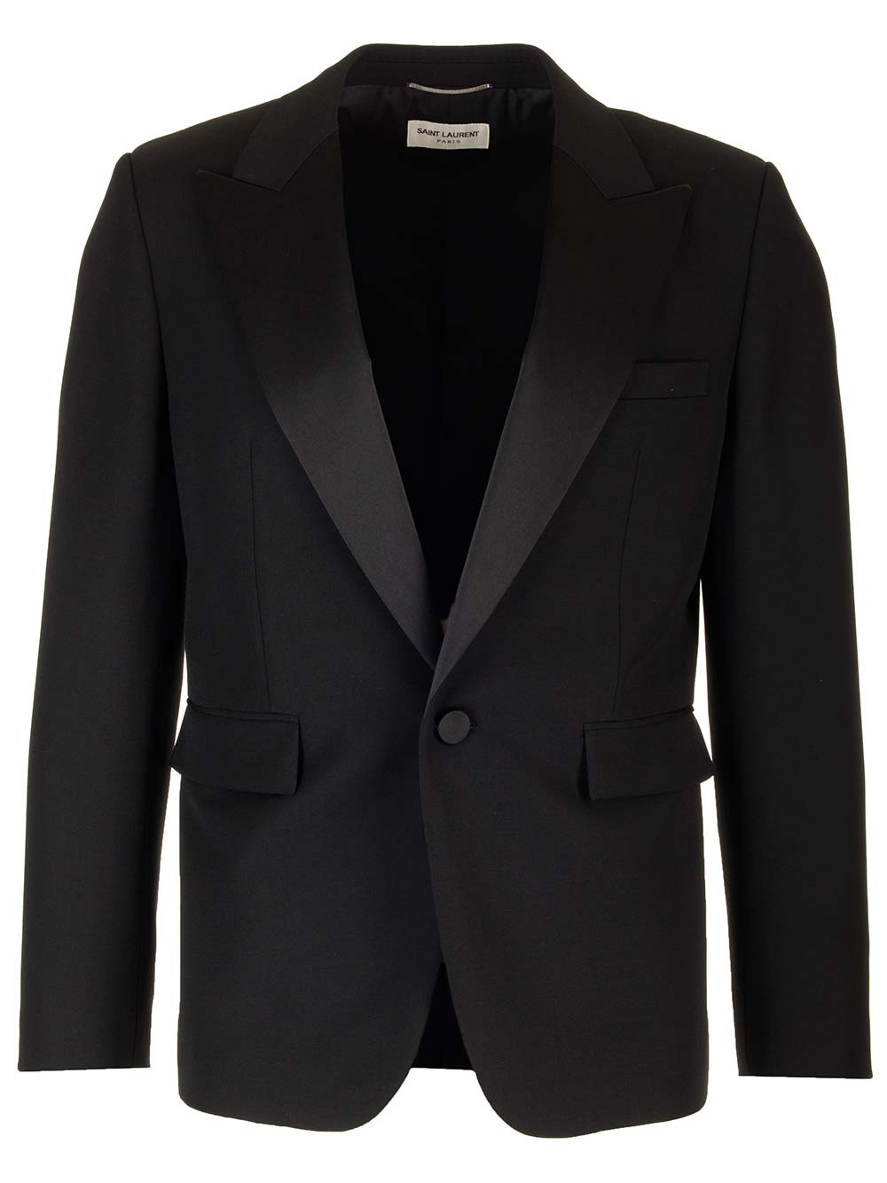 Saint Laurent Tuxedo Blazer Jackets - Black | a4a8353bd576c0ace466adaed28e4bea888e3046