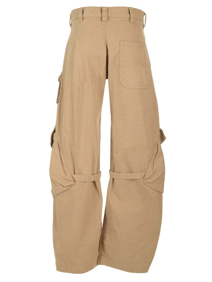 Acne Studios Ak0754 Ae5-Cold Beige Trousers - Beige | a0841c954e997b01b1fdb13194e29ec6db65e863