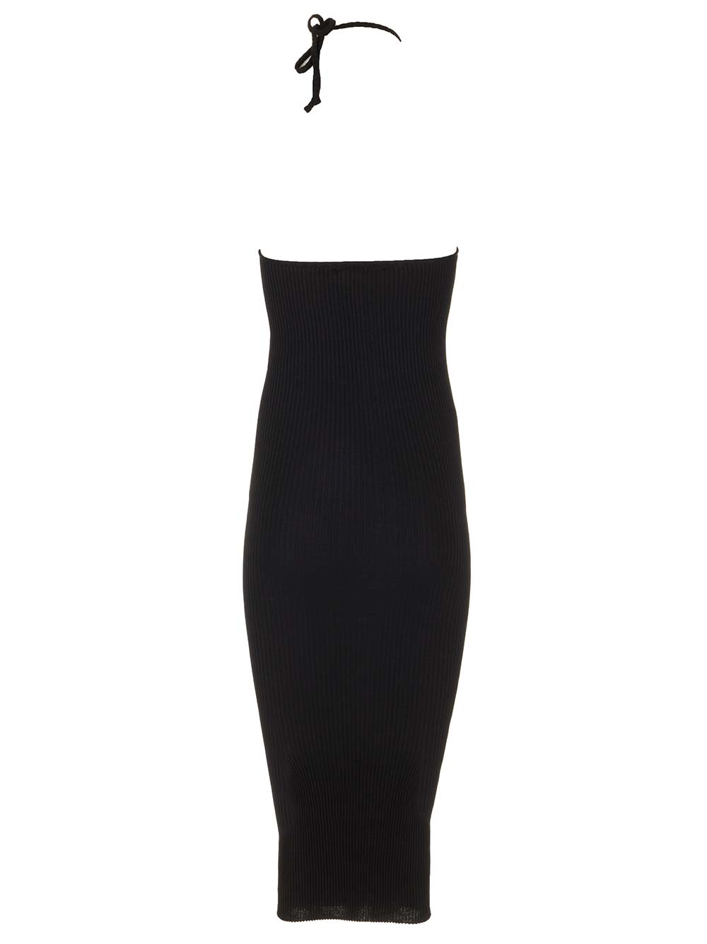 Amiri Ribbed Cotton Dresses - Black | ccbc087234aa6fc7339279b1e609bd6046890e4b