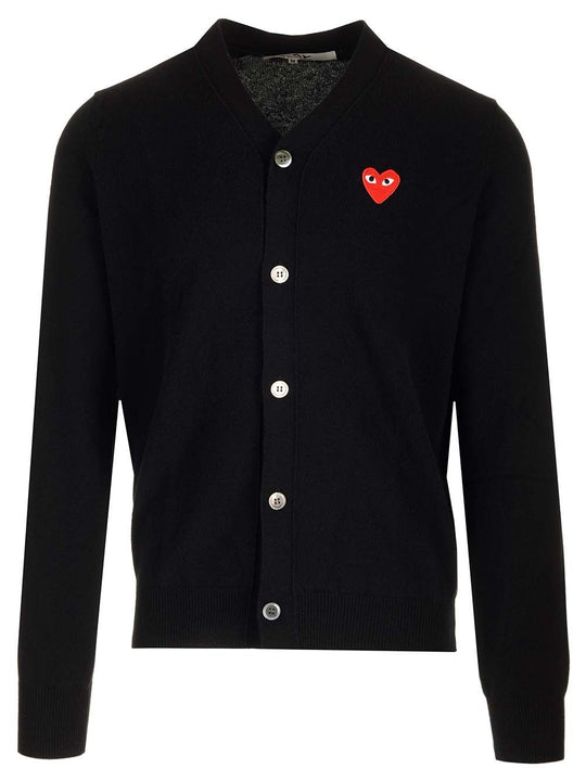 Wool Cardigan Knitwear Black