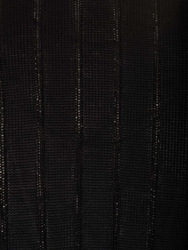 Al Duca D'Aosta Black Cotton Cardigan Knitwear - Black | dbcc95373f3478f90ac78c97b4a2fdf6e4a36d94