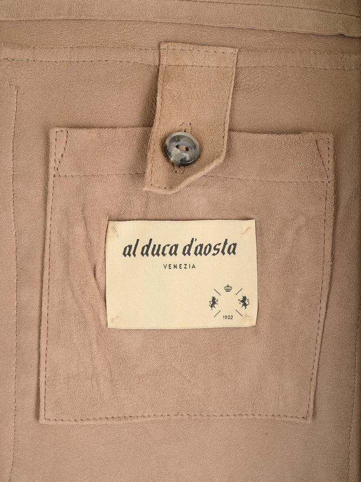 Al Duca D'Aosta 1902 Saharian In Suede Jackets - Beige | 903c51456b5b547a26d784b7672a8130edfb1fa9