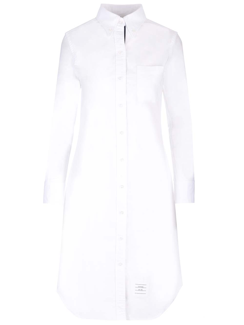 Thom Browne Long Shirt Dress Shirt Dresses - White | f298949da7ea4f00991efe1c1e2a72d0d09a95cf