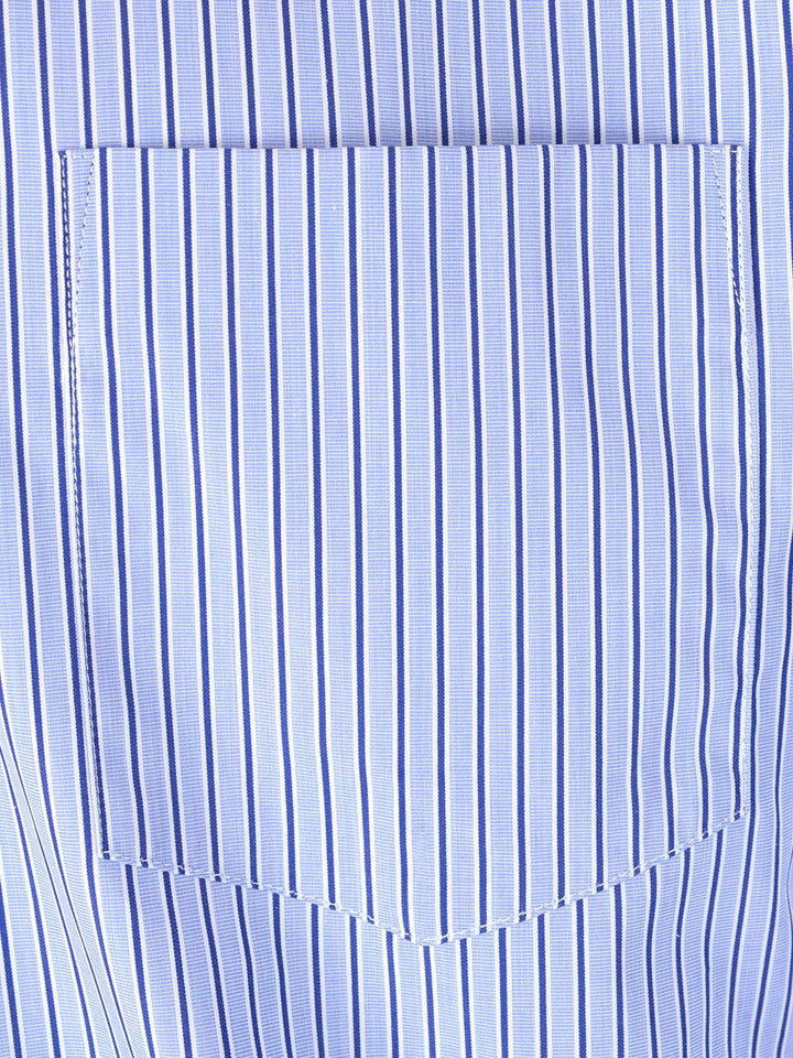 Comme Des GarçOns Shirt Striped Cotton Shirt Shirts - White | 6e8f9e034fc4ef721d6724adf278744b090e2bdb