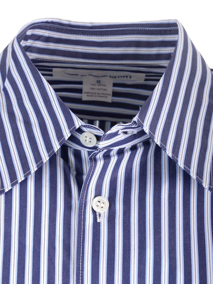 Comme Des GarçOns Shirt Striped Shirt Shirts - Blue | 5350a426663729337168e7dff35cbc2a603097a8