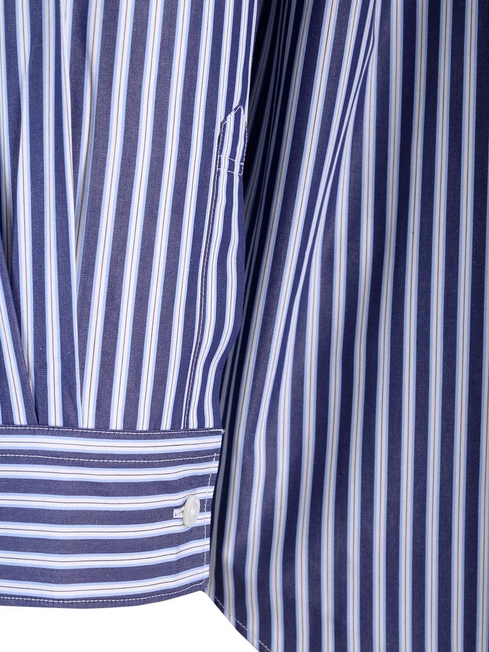 Comme Des GarçOns Shirt Striped Shirt Shirts - Blue | 68e0ebaf9b5f98646e7f60cfa8ccf2a3206f60aa