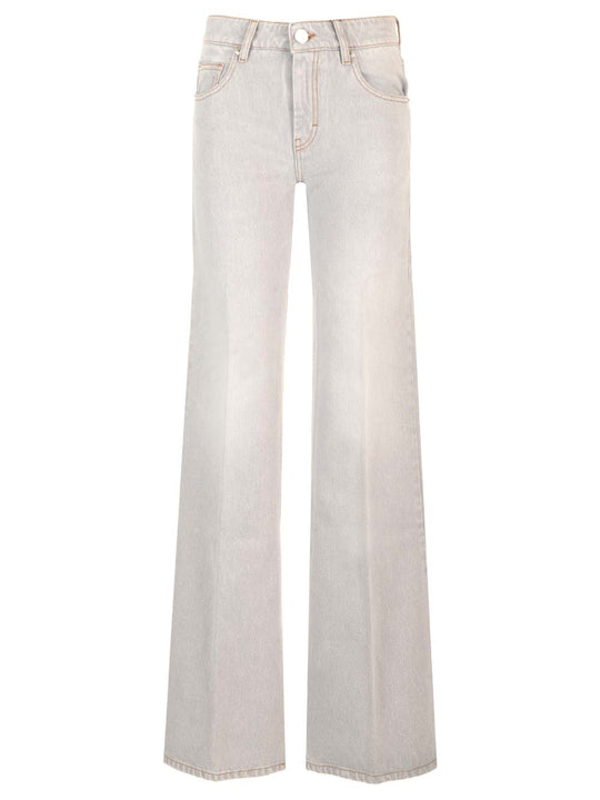 Faded Gray Jeans Grey