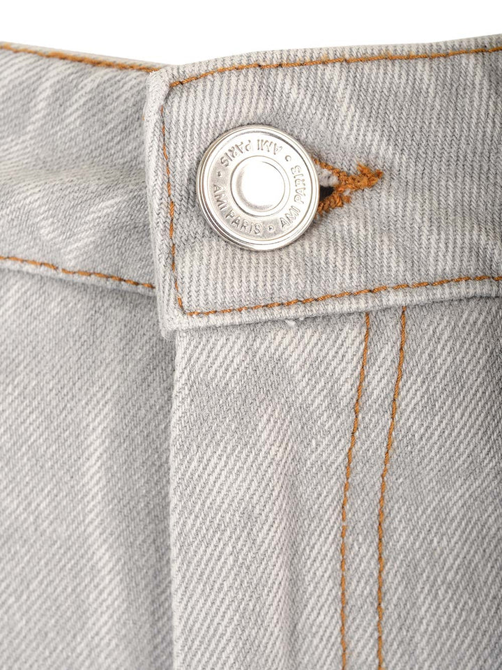 Ami Faded Gray Jeans - Grey | 409e21d67d6930d6d5b339b8eb80e2e089a96240