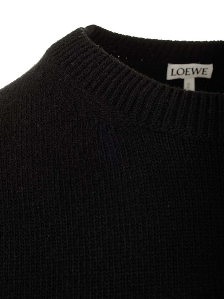 Loewe Wool Sweater Knitwear - Black | 0a8c5e53dda637f7eaf876d5374449c7e4d397c5