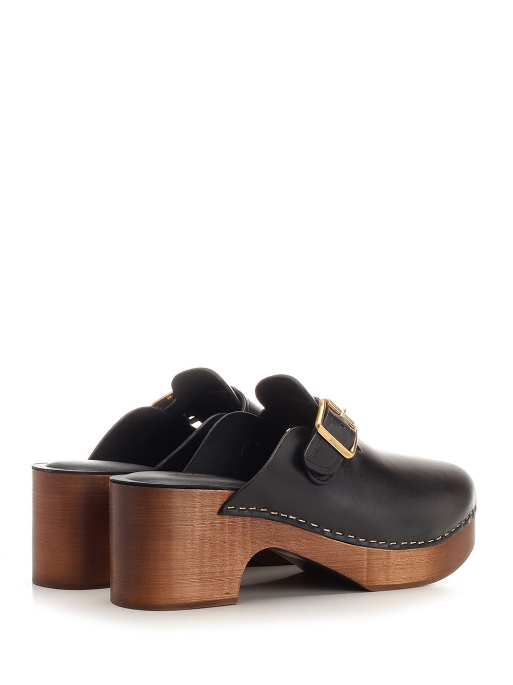 Golden Goose Deluxe Brand Leather Clogs Scarpe basse - Black | e997a86c0f4ee69eaffe4aea5039dacca9a457f7