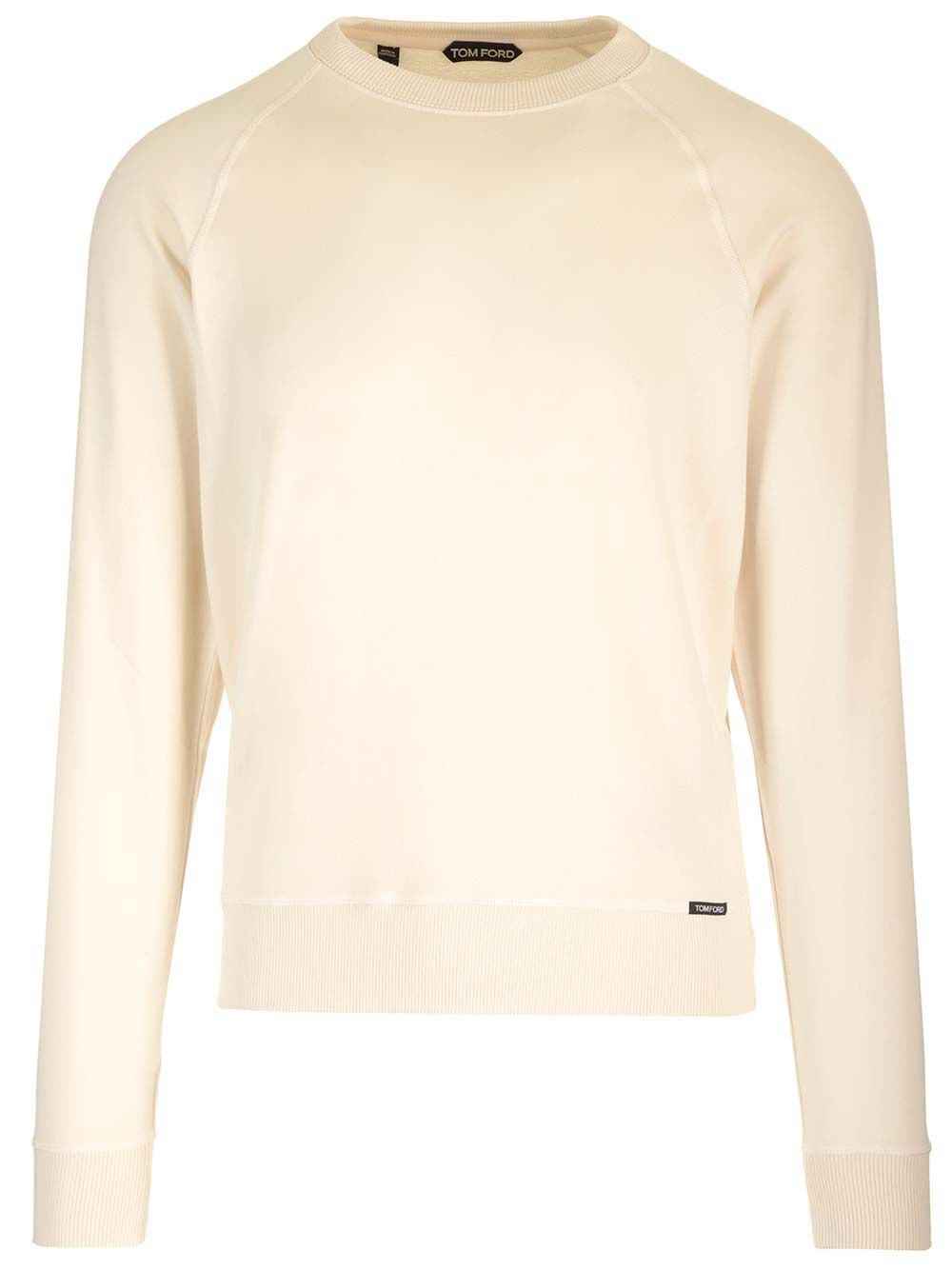 Tom Ford Lightweight Jersey Sweatshirt Sweatshirts - White | dcdb4cd32a06847ee898e5d2822d163ddcb1ed60