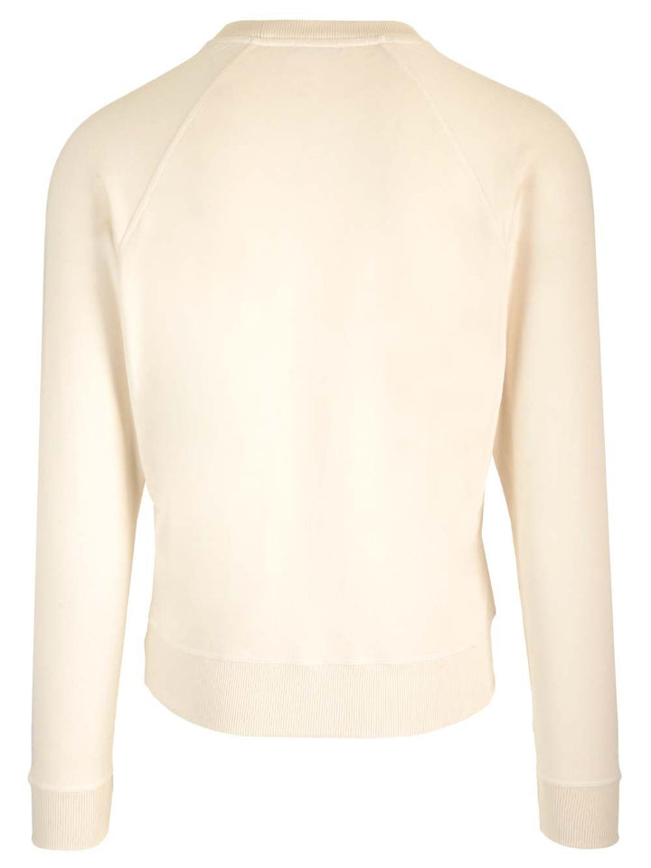 Tom Ford Lightweight Jersey Sweatshirt Sweatshirts - White | 423e93ea2f259f60f1be0153017261ecddd804a5