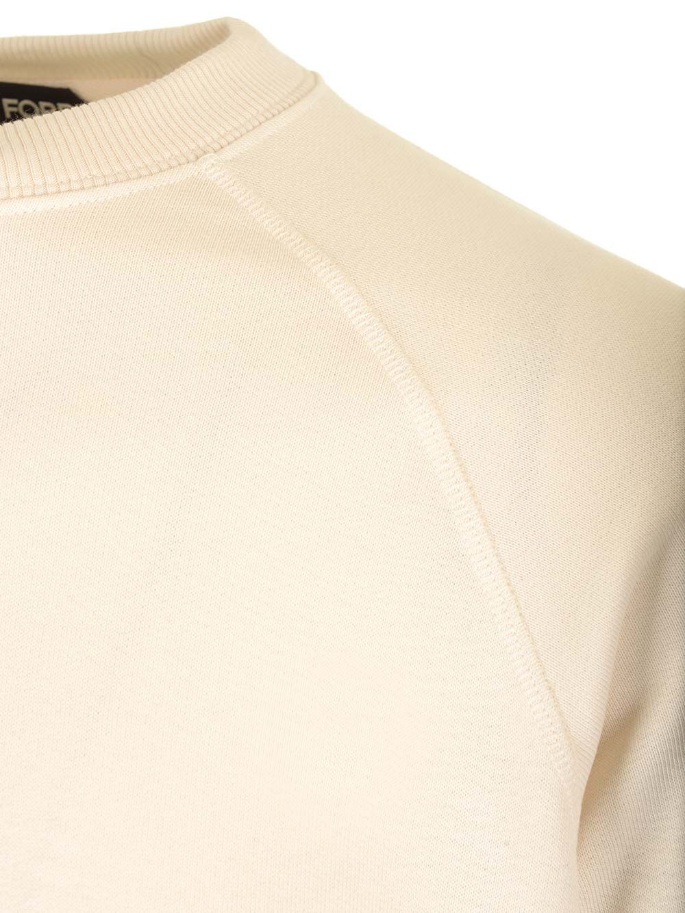 Tom Ford Lightweight Jersey Sweatshirt Sweatshirts - White | 4447a445fcda079aa7086ebc9cee5d33d7bf0937