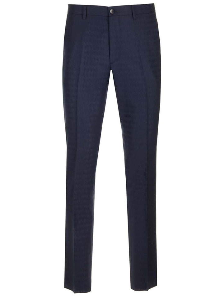 Etro Slim Fit Trousers - Blue | f3d87ba897af8b768967037d0239a0ae4ae09dc5