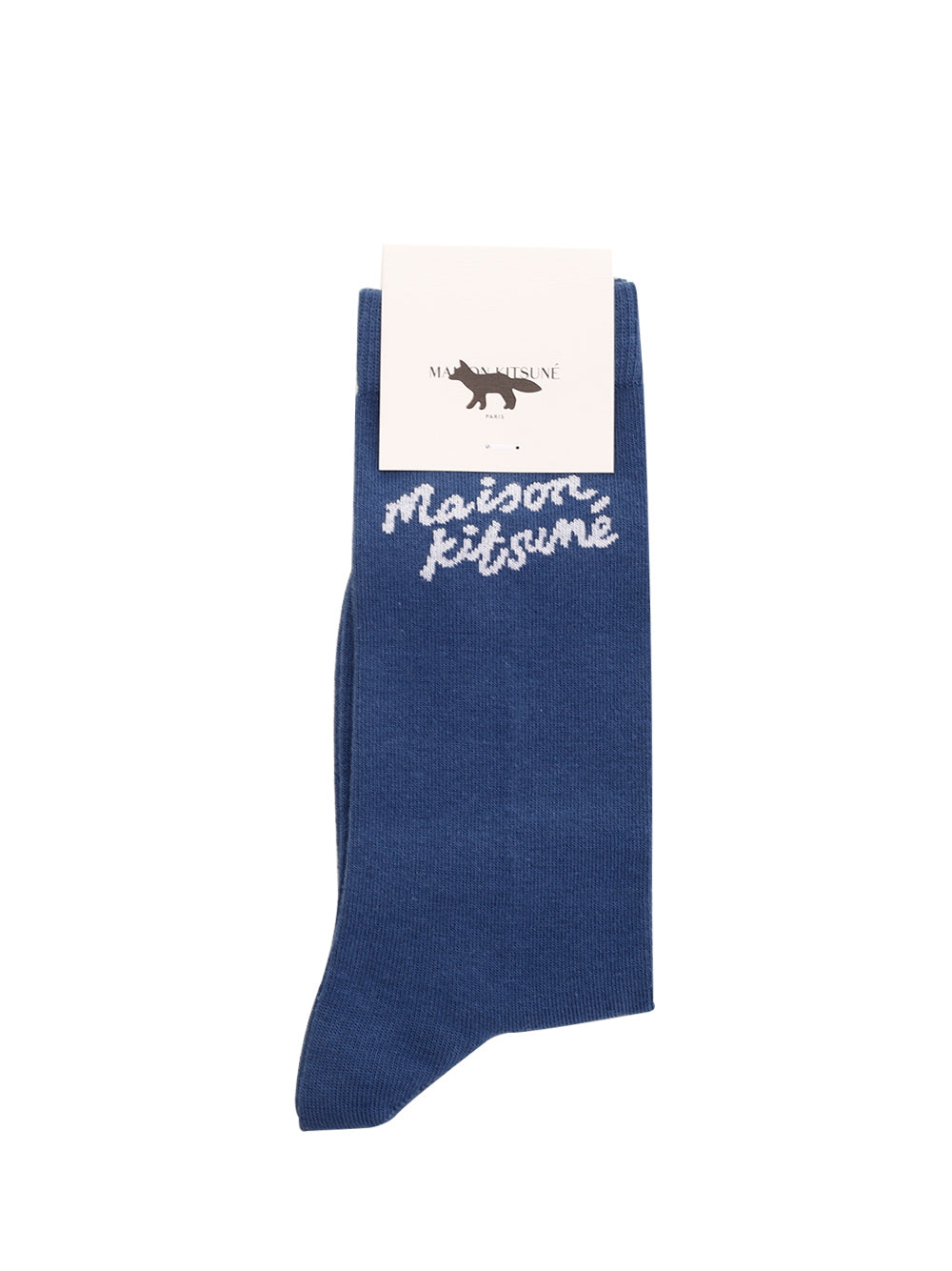 Maison KitsunÉ Blue Socks With Logo Underwear - Blue | b3a05a54ed67509d677be7088caa1c57541aff1e