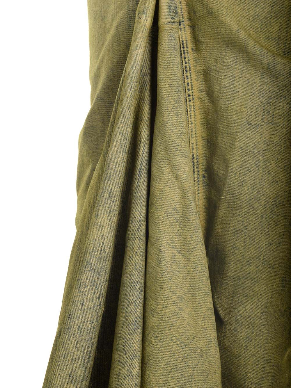 Moncler X Rick Owens Denim Mermaid Skirt Skirts - Green | ae32e09be09b1959a4e6b20127df3245df07261e