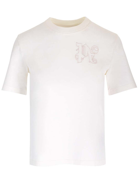 White With Monogram T-Shirt White