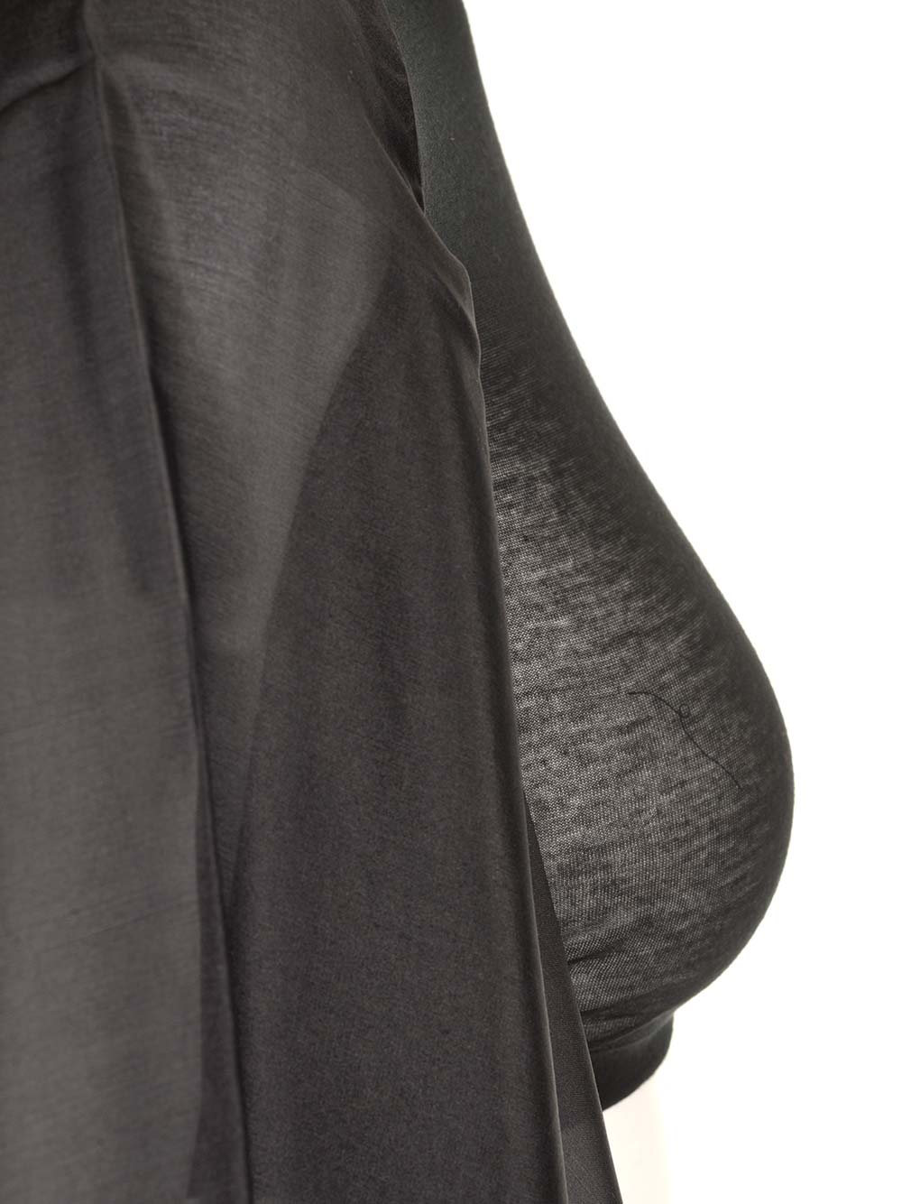 Rick Owens Black Cotton And Silk Crop Top Tops - Black | 3ba935218063908f602591e38b3bdba6746b3e05