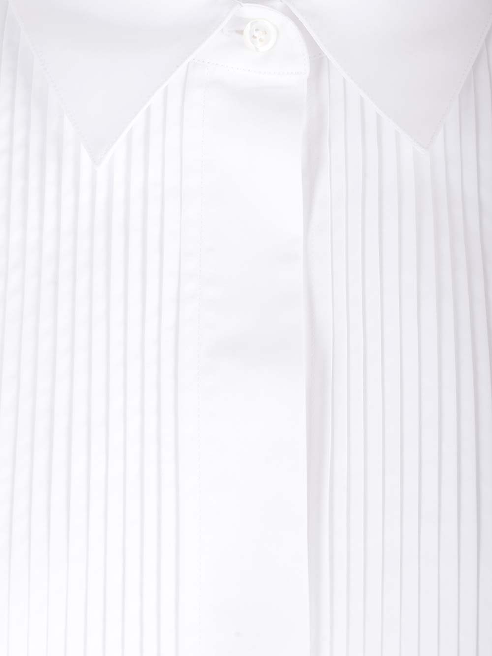 Loewe White Pleated Cotton Shirt Shirts - White | b1fcca766bbeb45ee79e81739635ace6ea9f71e1