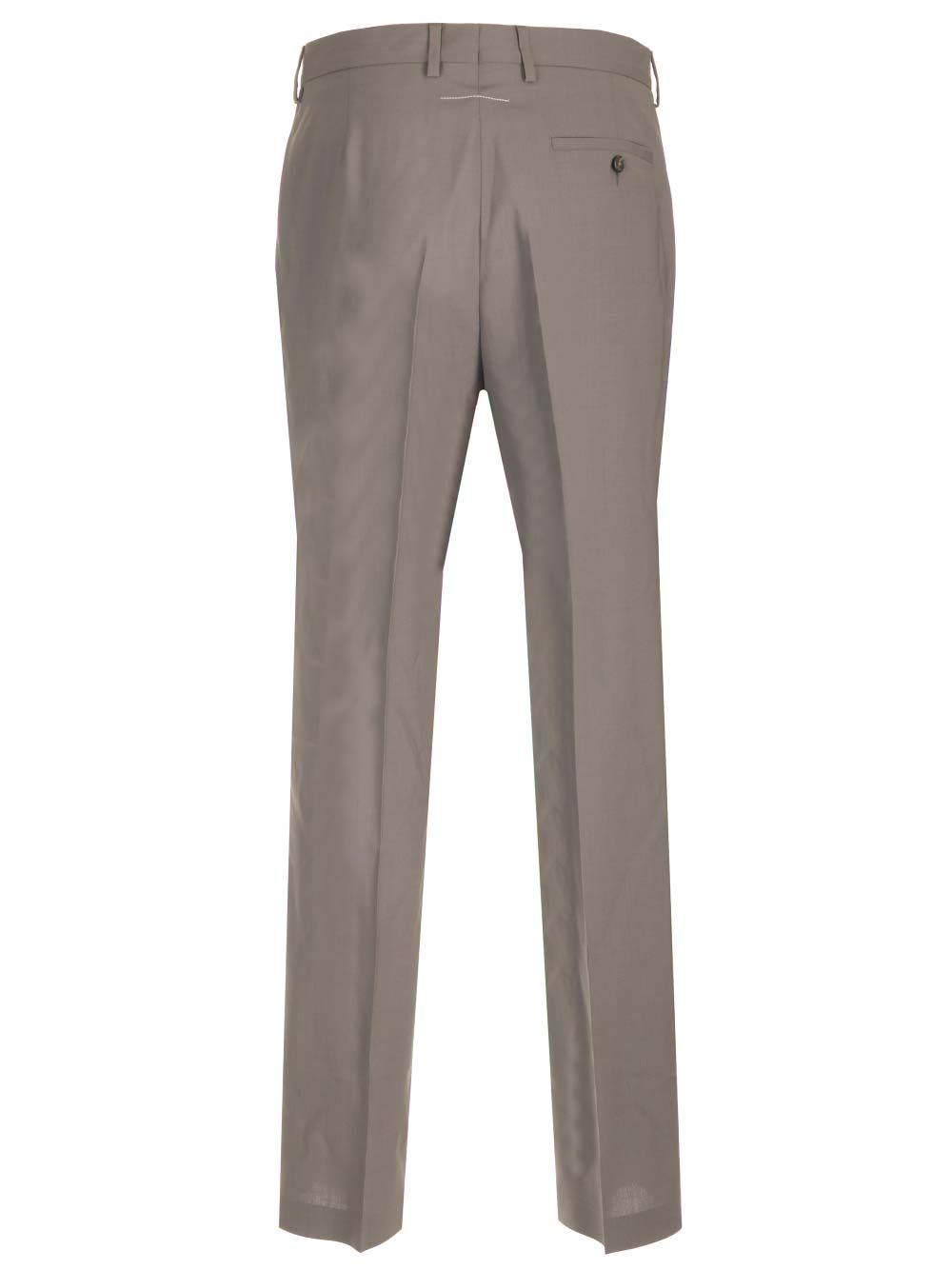 Mm6 Maison Margiela Tailored Wool Trousers - Brown | ee1040f5e2c89afbab5e0c85294d74d0989f7242