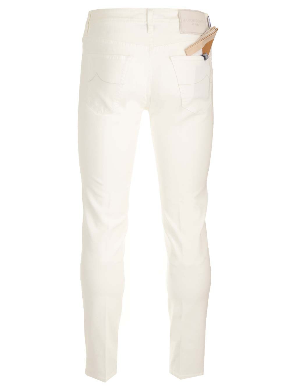 Jacob Cohen Scott Trousers - White | c51ad7964b9b5aa325c7fd454bcc27f08d0c7cec