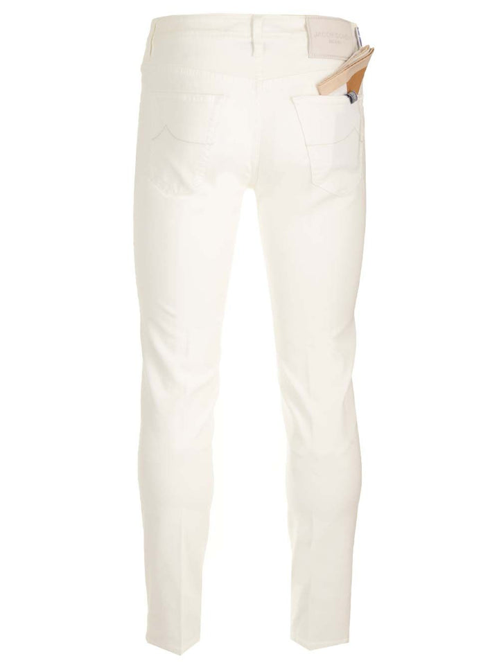 Jacob Cohen Scott Trousers - White | c51ad7964b9b5aa325c7fd454bcc27f08d0c7cec