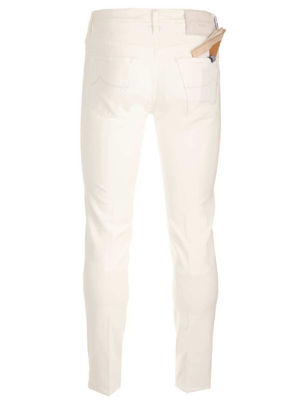 Jacob Cohen Scott Trousers - White | 10d959c261f0ab9abcb211c13285ac4bfafb2adb