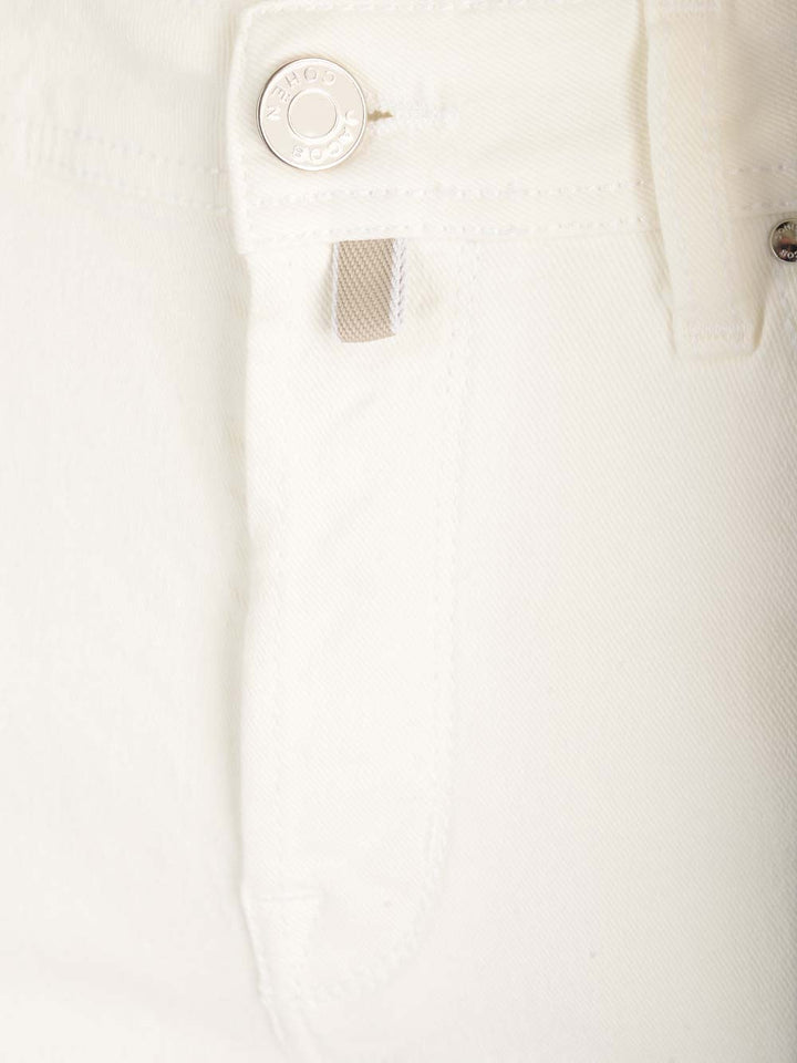 Jacob Cohen Scott Trousers - White | a7376a7777745d56759e198d2e7dcb882be1a6b6