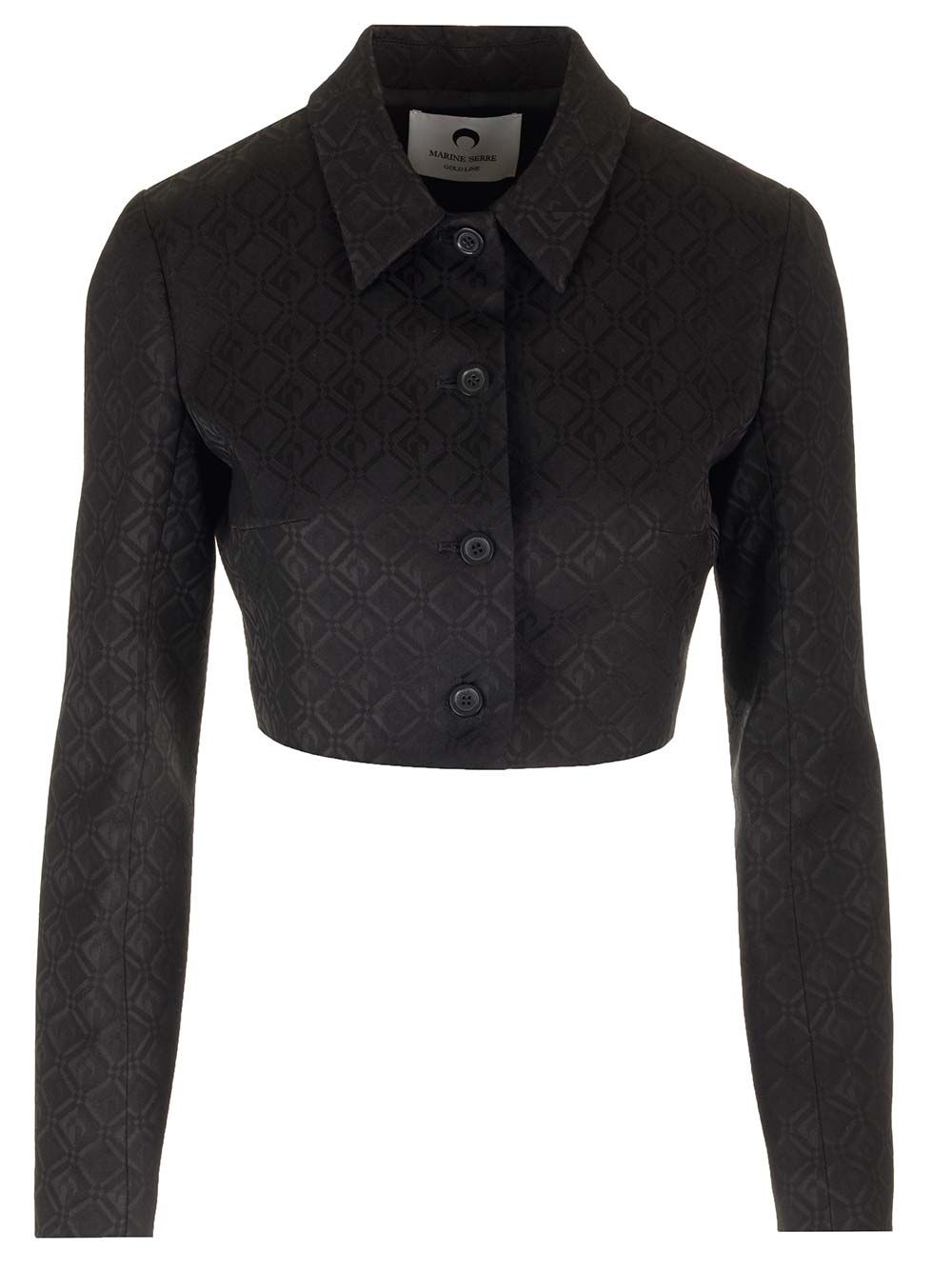 Marine Serre Moon Diamond Jackets - Black | 4f304ff0ad97635b41b9ffa75a06d630e471e272