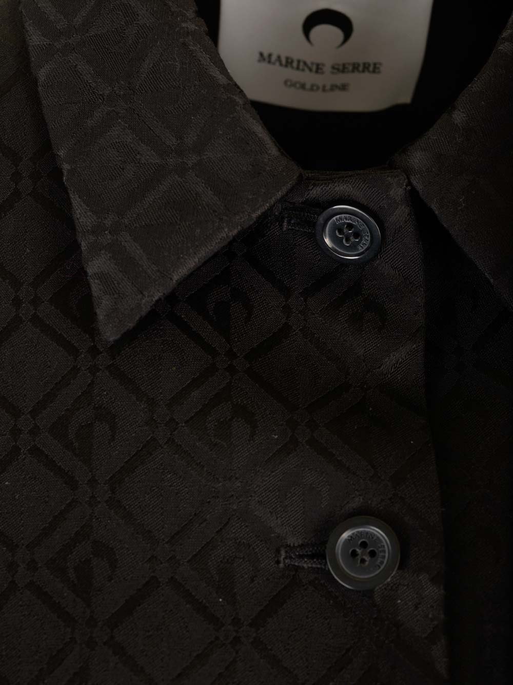 Marine Serre Moon Diamond Jackets - Black | d03982b0e191f6a9918496524282c6030e6f5ee1