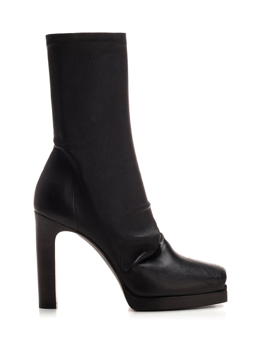 Wedge Ankle Boot Boots Black