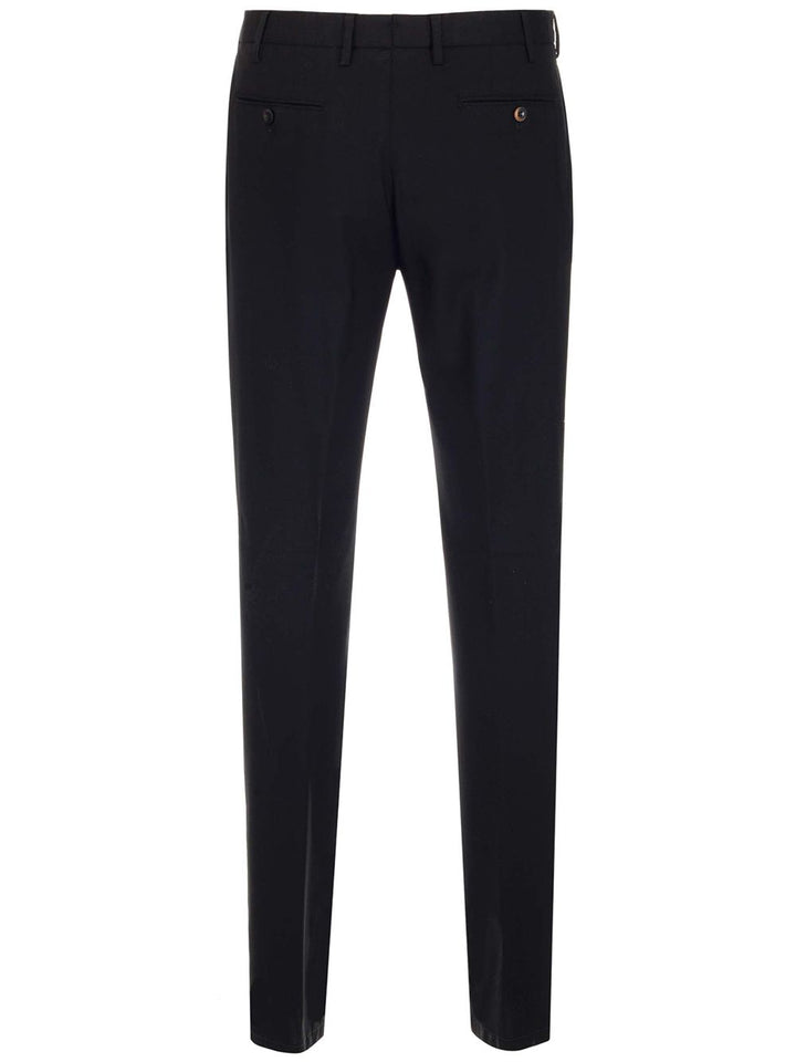 Al Duca D'Aosta Black Trousers - Black | 4c265ce67375c7e58b9cdc1a4242ba86e6640993