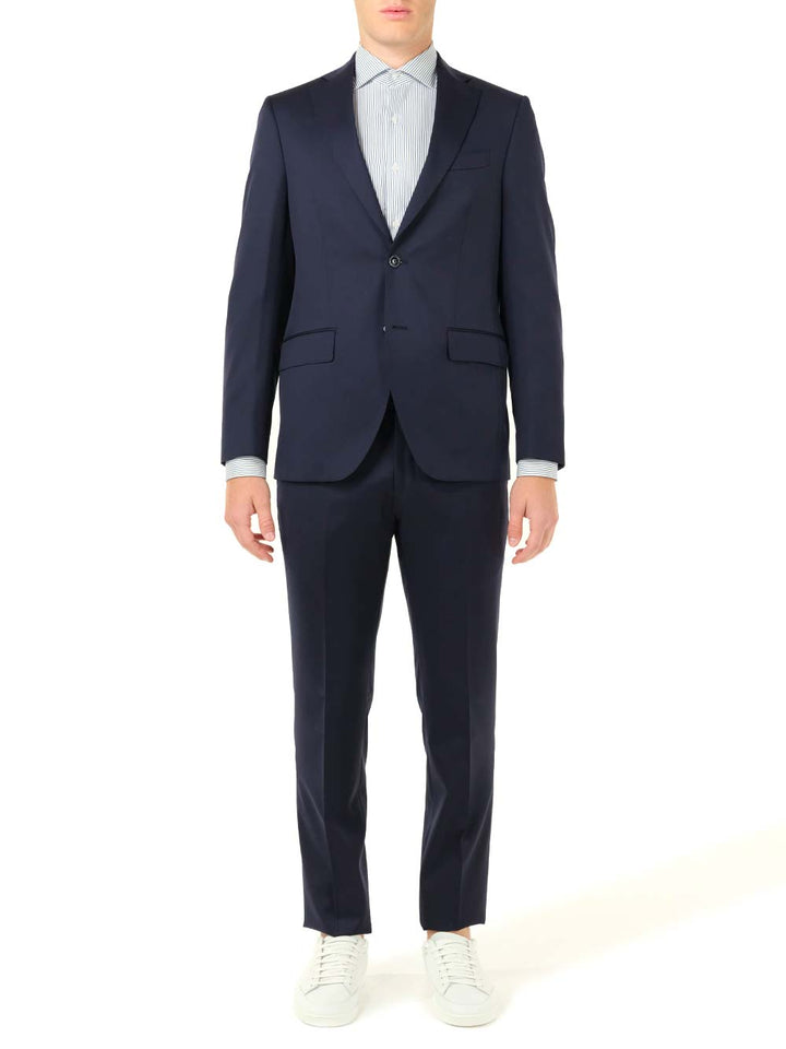 Al Duca D'Aosta Blue Suit Dresses - Blue | 9708821b435fee9dc694e72664995d78c87062d6
