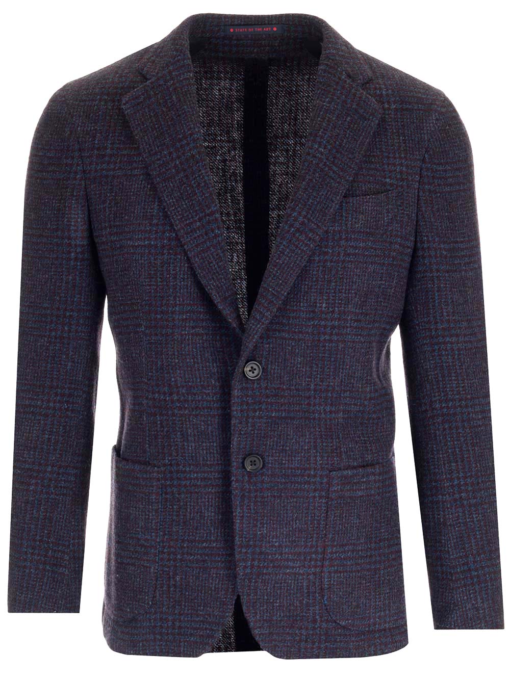 Al Duca D'Aosta 1902 Blue Prince Of Wales Blazer Jackets - Blue | 8f1ceef9819340c0a217d7a15d92f9a3ae98fdd6