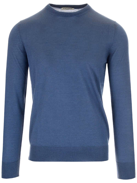 Teal Sweater Knitwear Light Blue