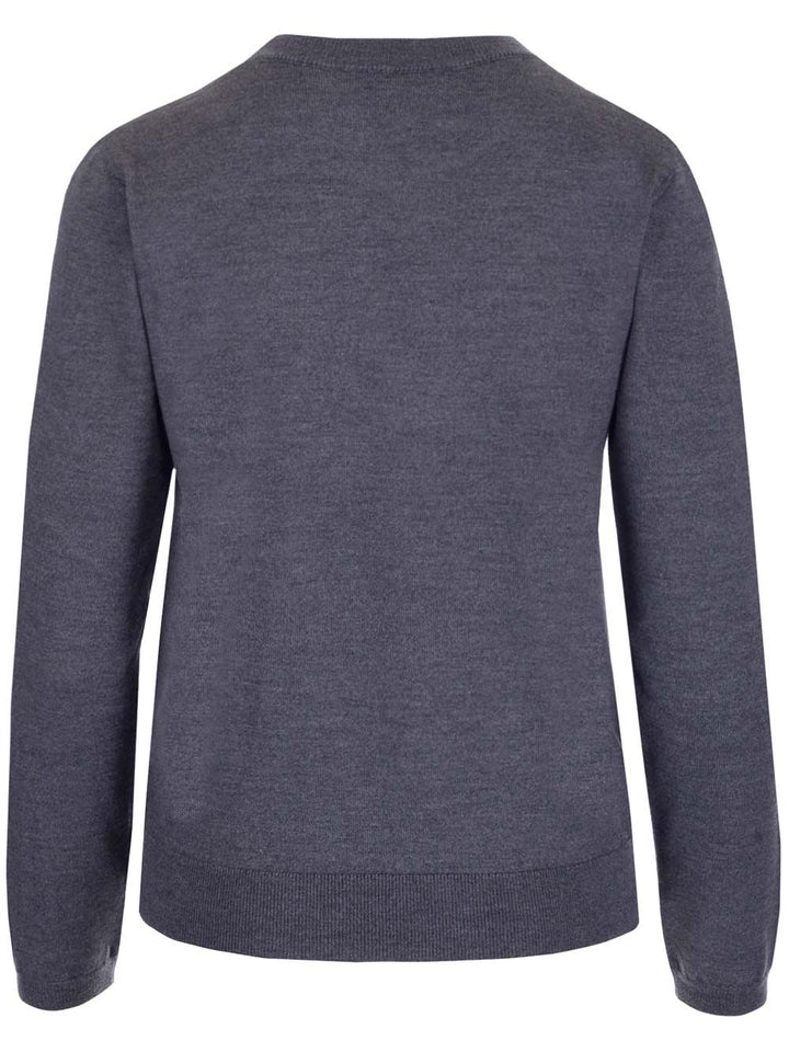 A.P.C. Basic Pullover Knitwear - Grey | a78e1c66ea9d4e11ea7314be089b83684903cf2d