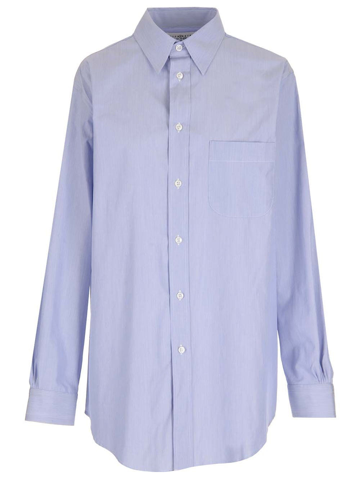 Maison Margiela Over Size Shirt Shirts - Light blue | 6724224995e461ed10b28646a4babc6ada46da92