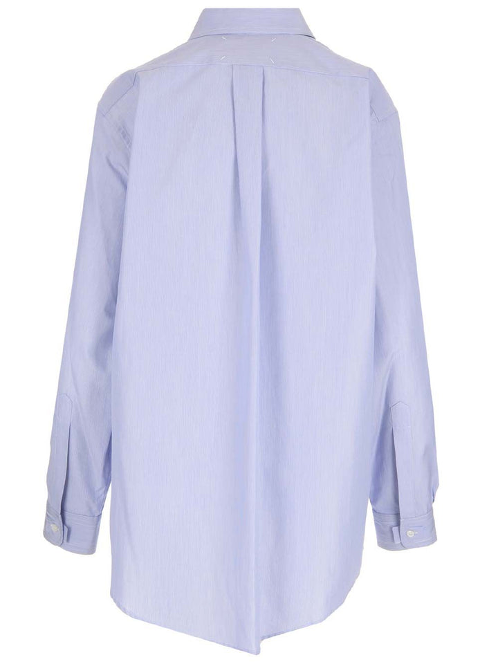 Maison Margiela Over Size Shirt Shirts - Light blue | d7a6cae66f82e88780d038eb1ea08ad962b0221b
