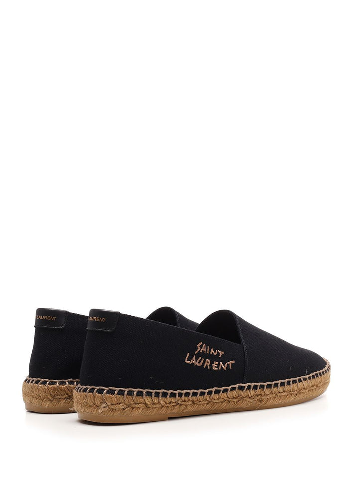 Saint Laurent Black Espadrilles Loafers - Black | 0df3cd171cd2f96c8ed603881e6ea90d31934292