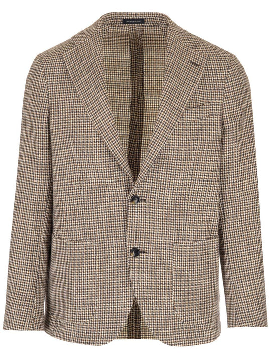 Unlined Tweed Jacket Jackets Beige