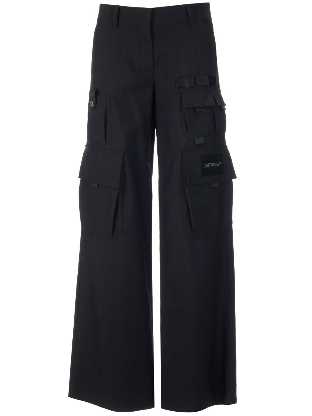 Off-White Black Cargo Pants Trousers - Black | 04b86819c838a0fded40ef8c2db4b0325fc8978f