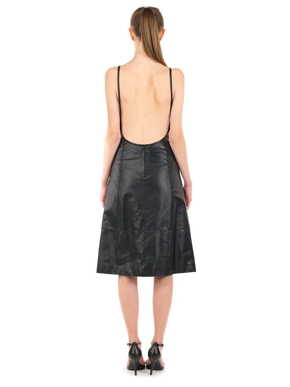 Loewe Dress In Nappa Dresses - Black | 0d8a7287990236897a5bb37c6ba6e6dbfdfb9857