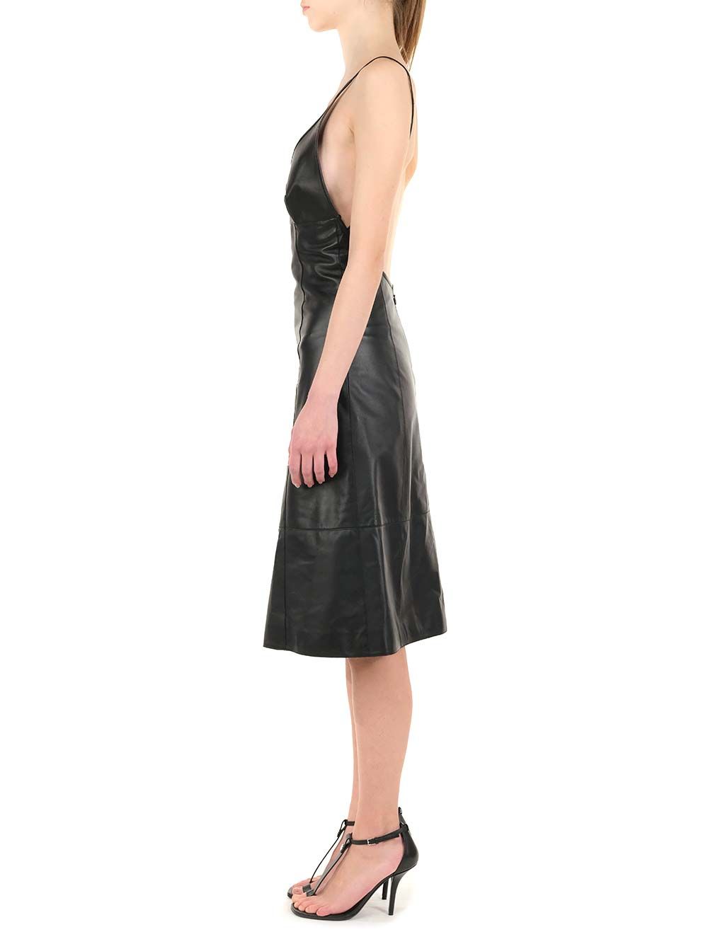 Loewe Dress In Nappa Dresses - Black | 201a0f87aa382afeb865e405ed59028516c84c25