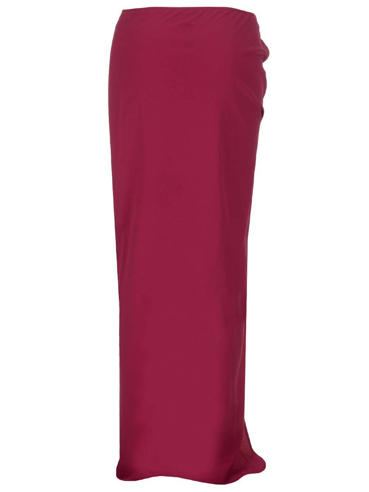 Rick Owens Red Silk Jersey Skirts - Rose | ccd7f2757a85de86d155f116e006373ba2ab6704
